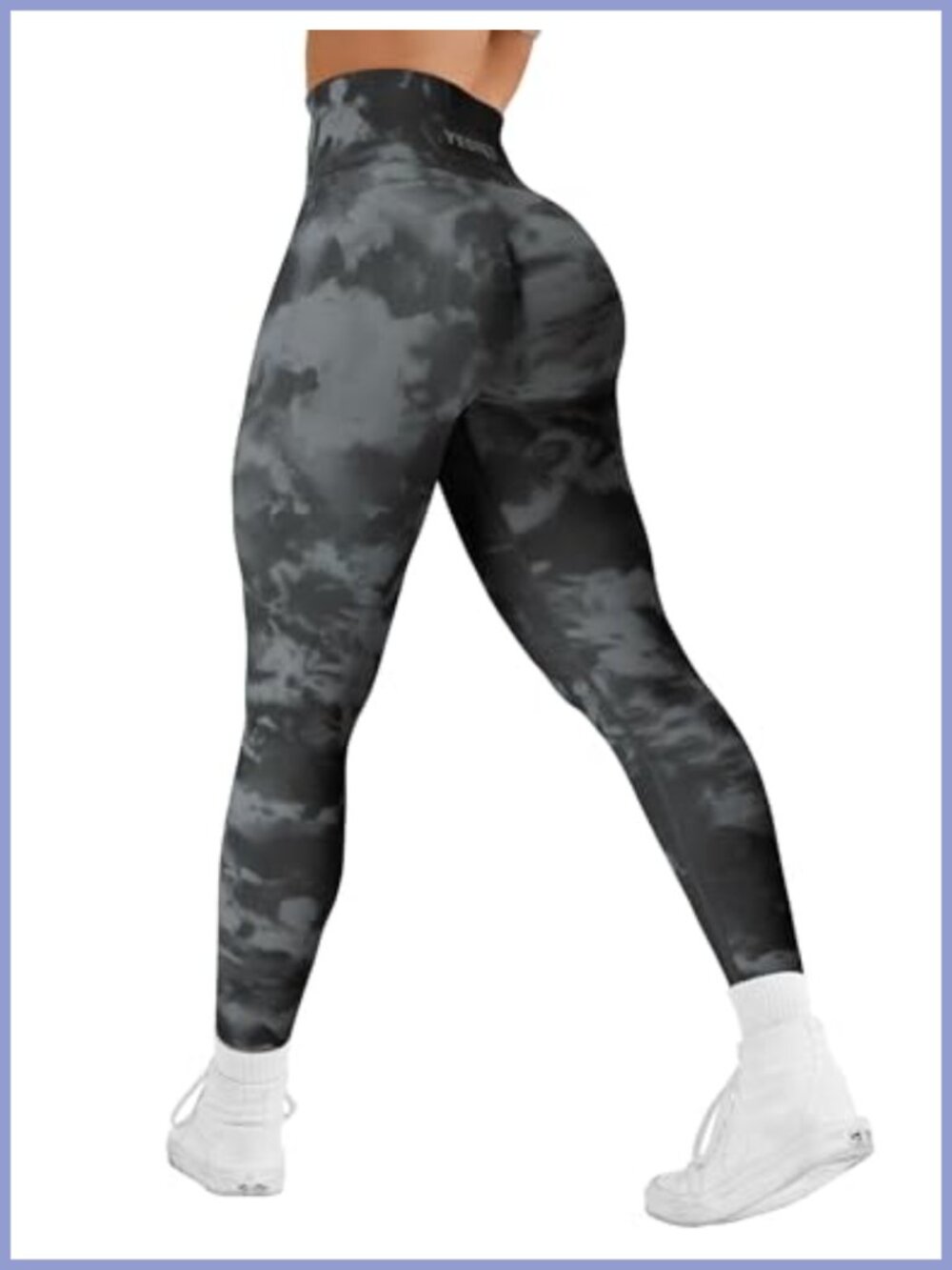 YEOREO Jada Seamless Scrunch Leggings High Waisted Yoga Pants